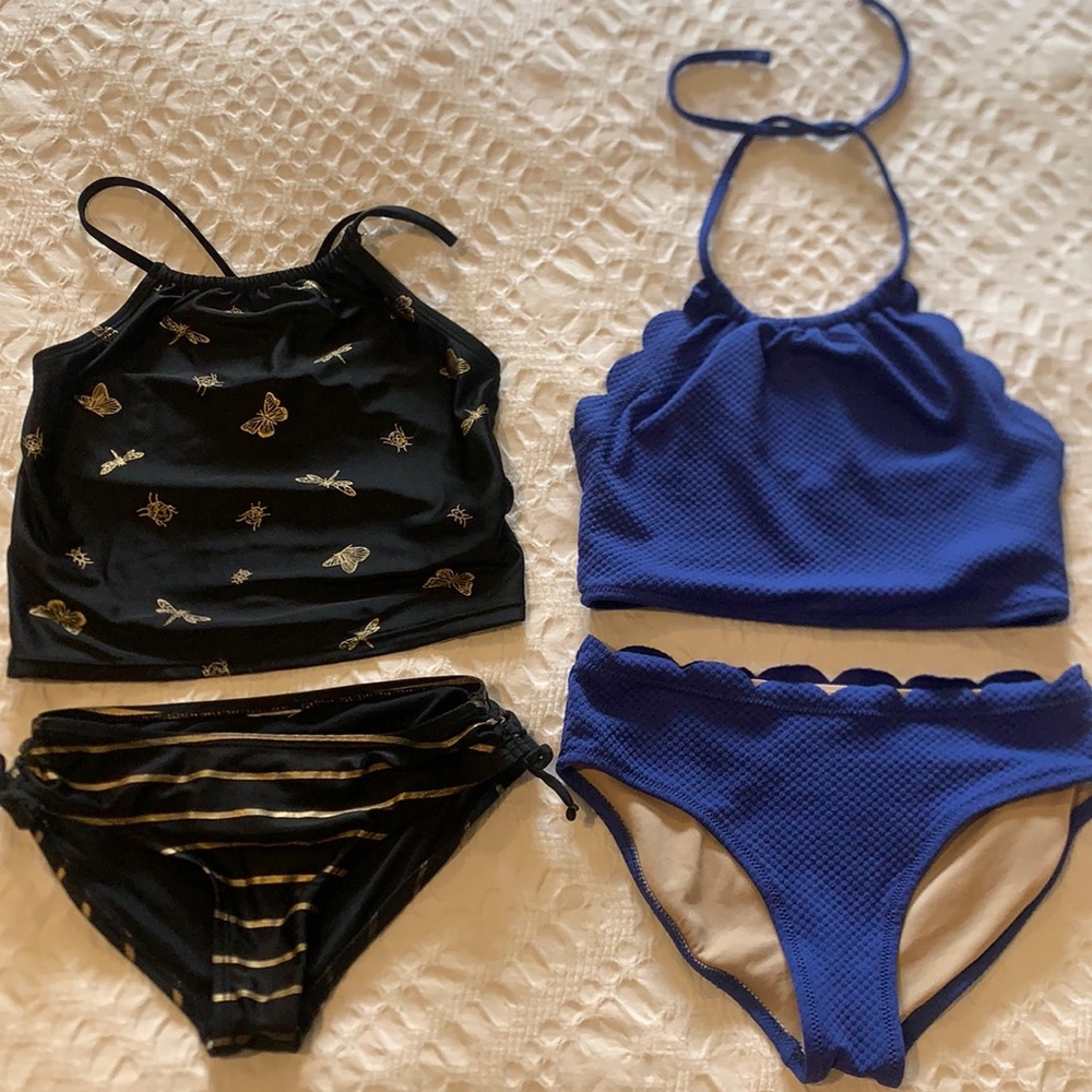 Lot of two Old Navy tankini swimsuits